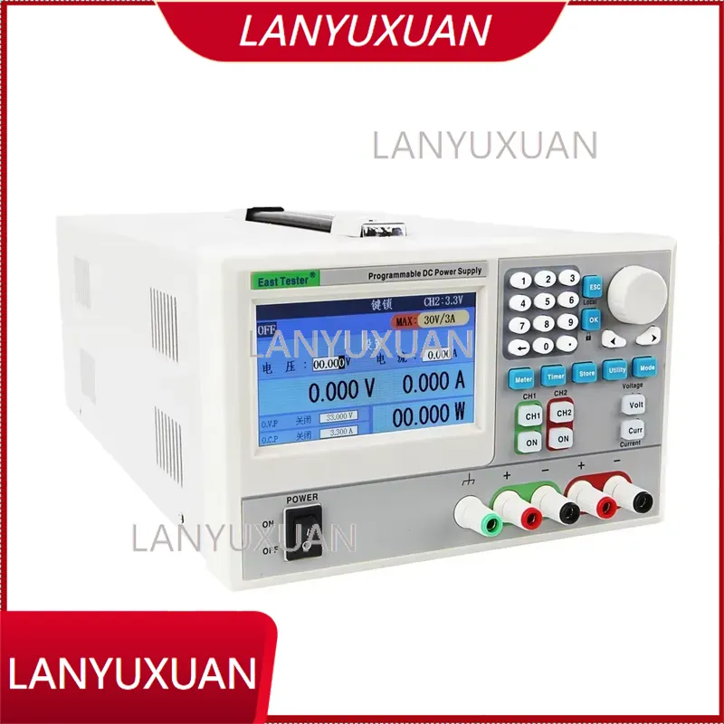 Dual Channel Linear Power Supply 30V 5A - Программируемый линейный импульсный источник питания ET