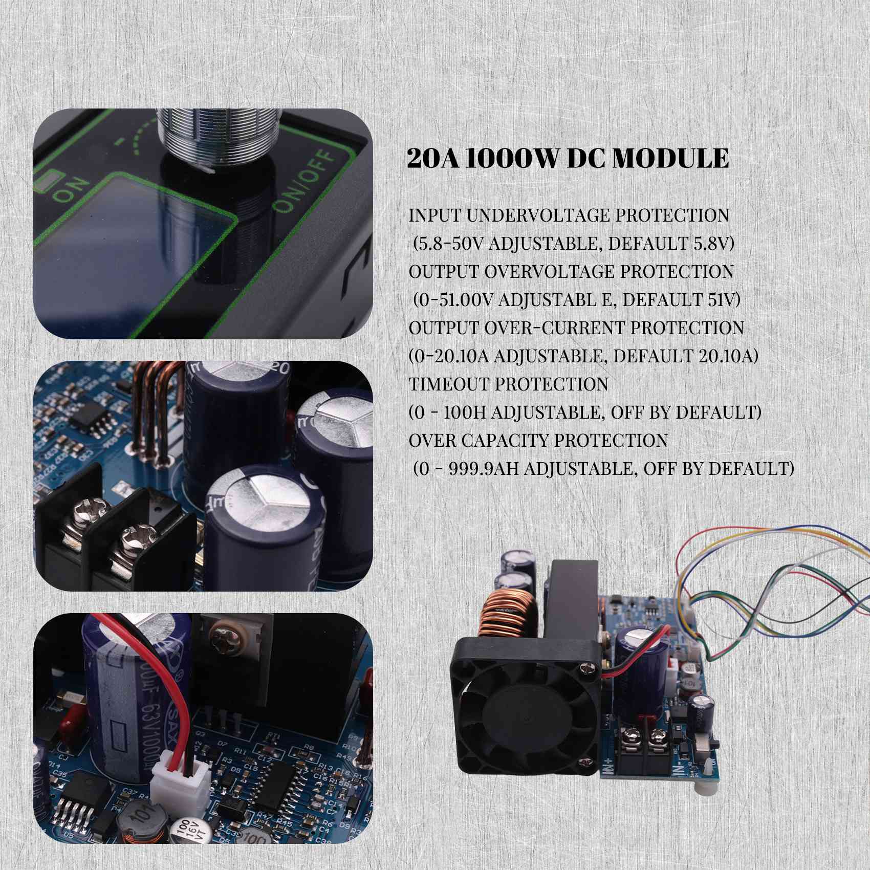 [NEWA76K!】 WZ5020L 20A 1000W D – обзор и цена Step Down Dc Power Supply Module 1000W